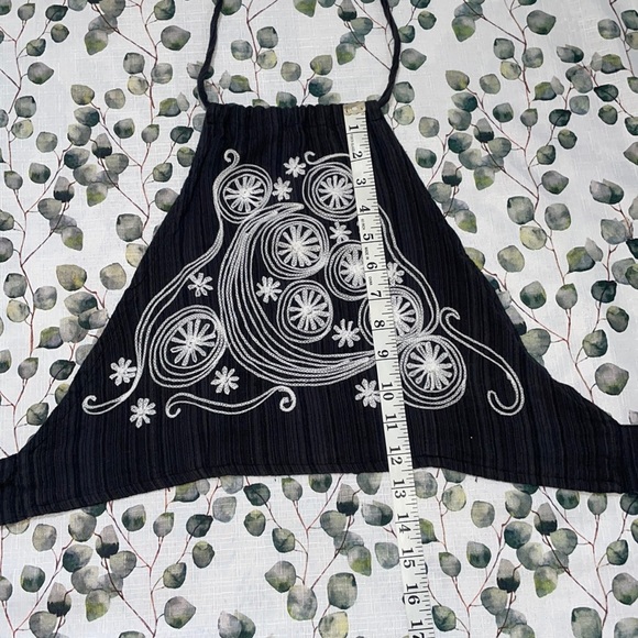 Celestial Embroidery Halter Top - Picture 6 of 8